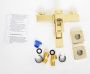 Смеситель для ванны и душа  BelBagno LUCE LUC-VAS-ORO золото Смеситель для ванны и душа  BelBagno LUCE LUC-VAS-ORO золото