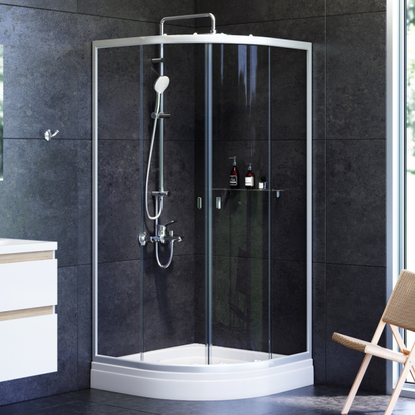 Душевой уголок AM.PM X-Joy 90x195x90 W88E-205-090MT64 профиль хром