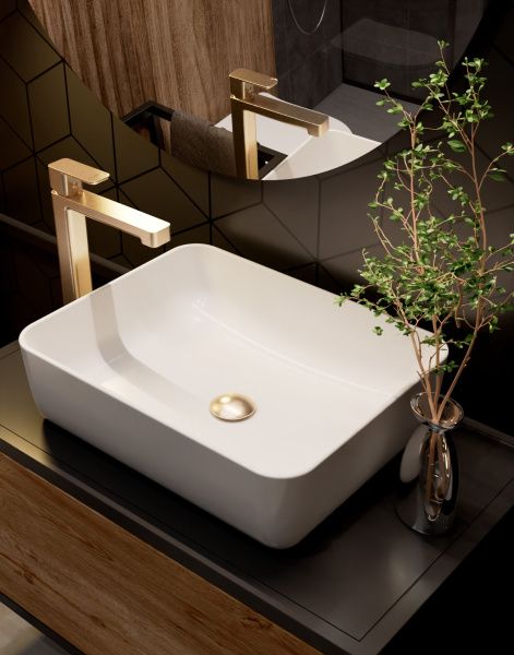 Смеситель AQUAme Parma AQM6614BG шлифованное золото Смеситель AQUAme Parma AQM6614BG шлифованное золото