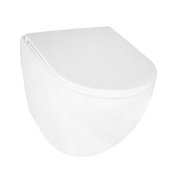 Унитаз Azario Navio AZ-0074 подвесной безободковый с микролифтом