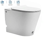 Унитаз приставной Ceruttispa Argentera CT7267 с импульсным смывом с микролифтом