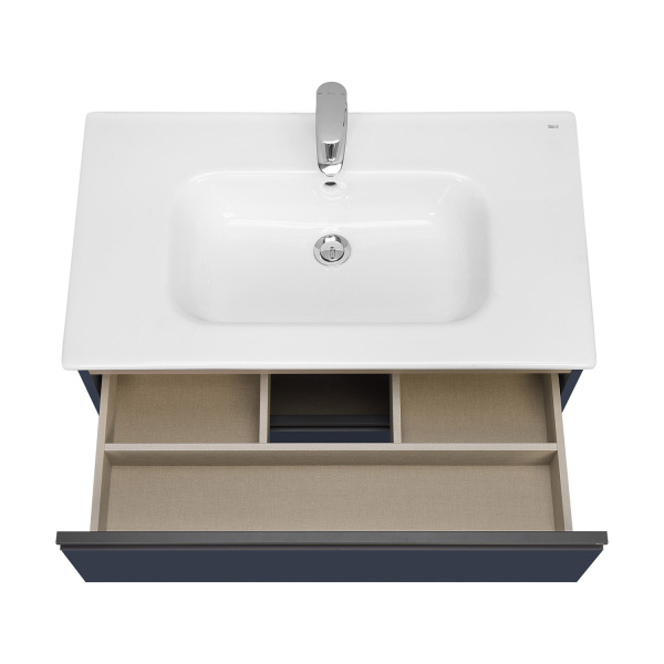 Тумба под раковину Roca Domi 80 см Z.RU93.0.786.8 подвесная синяя