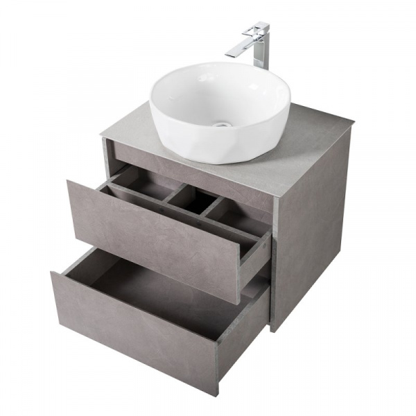 База под раковину  BelBagno KRAFT KRAFT-600-2C-SO-CG серый База под раковину  BelBagno KRAFT KRAFT-600-2C-SO-CG серый