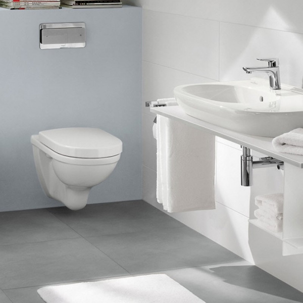 Унитаз Villeroy & Boch O.Novo 5688HR01 подвесной безободковый с микролифтом