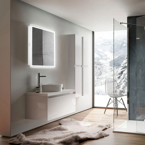 Зеркало-шкаф Silver Mirrors Киото flip 60 LED-00002474 Зеркало-шкаф Silver Mirrors Киото flip 60 LED-00002474