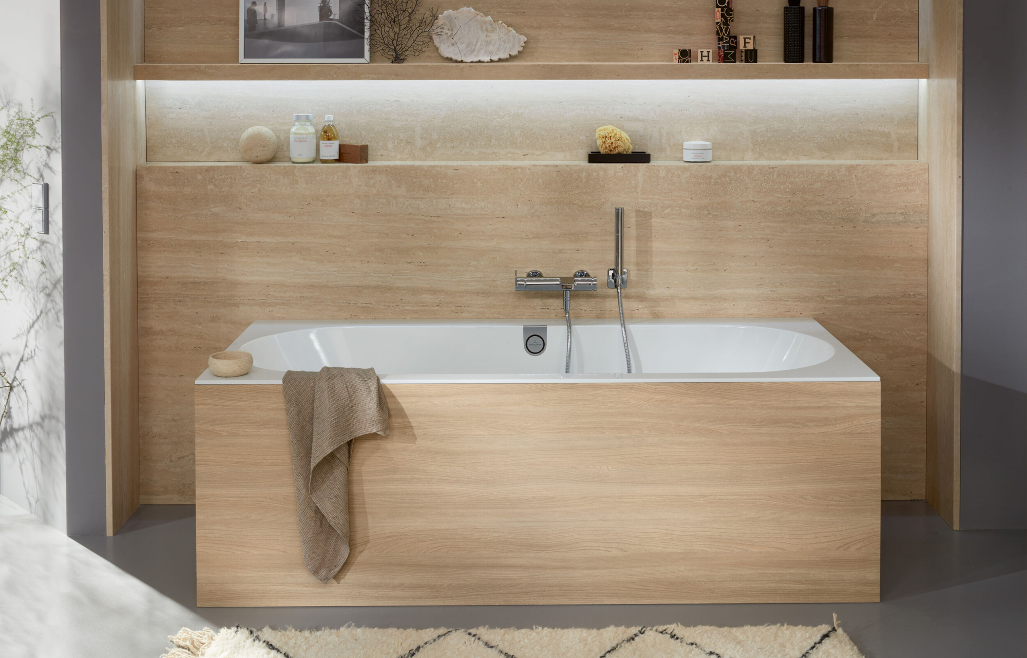 Ванна квариловая Villeroy & Boch Oberon 2.0 UBQ180OBR2DV-01