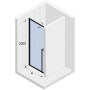 Душевая дверь Riho Lucid 90x200 G005002121 профиль черный