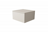 Тумба подвесная VELVEX Unit 50x27 выдв. ящик шёлк шампань Тумба подвесная VELVEX Unit 50x27 выдв. ящик шёлк шампань