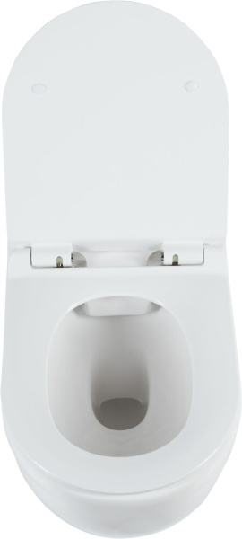 Унитаз подвесной Aquanet Glide-W безободковый с микролифтом