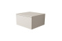 Тумба подвесная VELVEX Unit 50x27 выдв. ящик шёлк шампань Тумба подвесная VELVEX Unit 50x27 выдв. ящик шёлк шампань