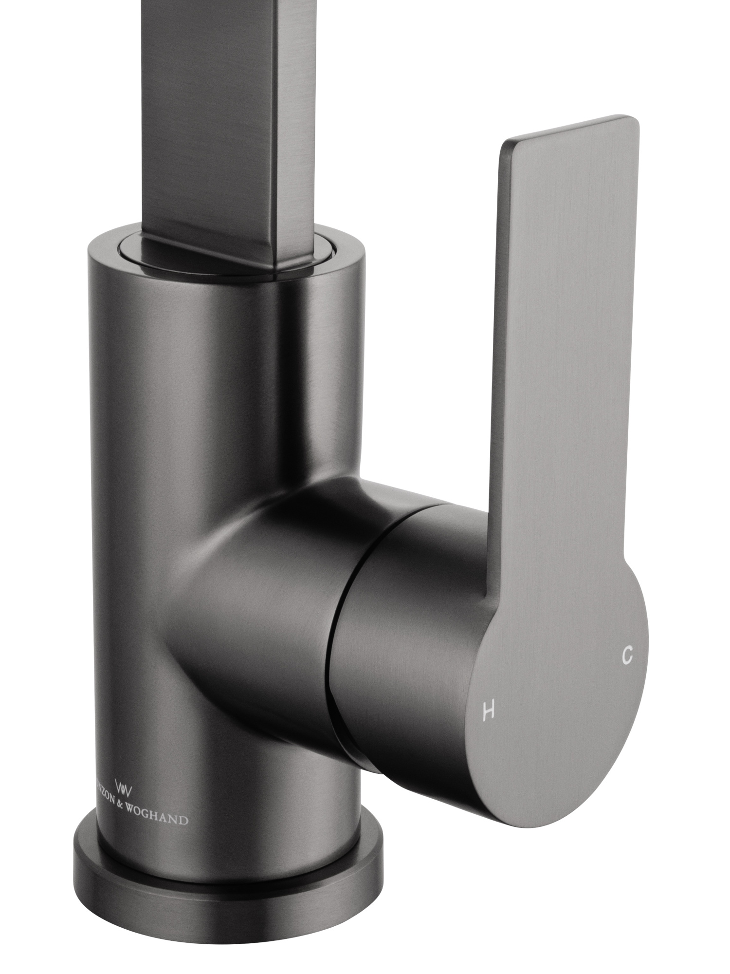 Смеситель для кухонной мойки Wonzon & Woghand WW-AE4550-BGG темный графит брашированный