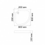 Душевой поддон акриловый 80x80 BandHours Alfa-Tray 240141100 Душевой поддон акриловый 80x80 BandHours Alfa-Tray 240141100