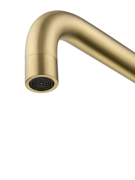 Смеситель для кухонной мойки Wonzon & Woghand WW-L1006-BG золото брашированный