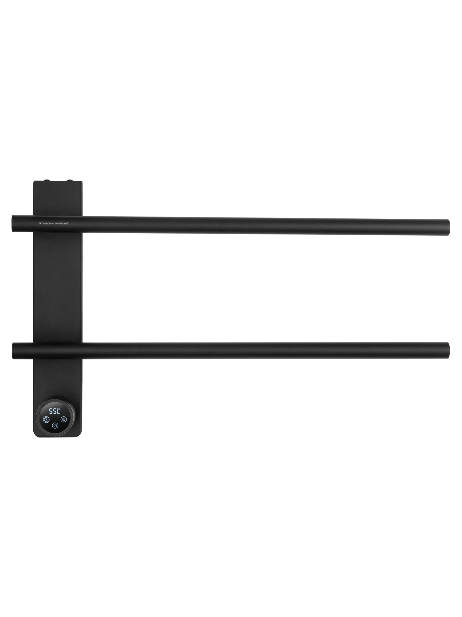 Полотенцесушитель электрический Wonzon & Woghand Nürnberg WW-AL342-MB подвесной черный матовый