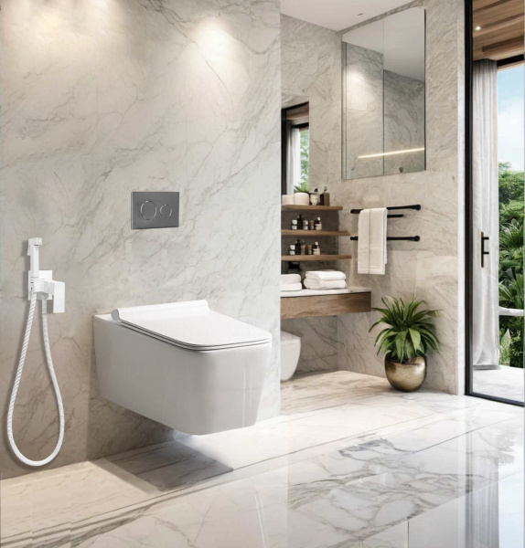 Унитаз подвесной Ceruttispa Viola CT10583 безободковый с микролифтом