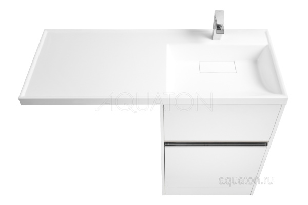 Тумба под раковину Aquaton Лондри 55 см 1A235901LH010 напольная белая
