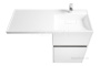 Тумба под раковину Aquaton Лондри 55 см 1A235901LH010 напольная белая