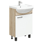 Тумба под раковину Onika Эко 50 см 105209 дуб сонома/белый