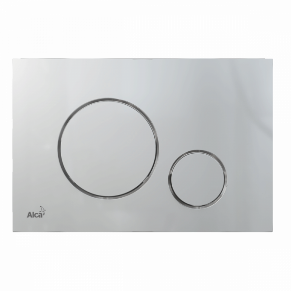 Кнопка для инсталляции ALCAPLAST M672 хром матовый Кнопка для инсталляции ALCAPLAST M672 хром матовый