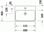 Раковина 60 см DURAVIT Happy D.2 PLUS 2360601300 Раковина 60 см DURAVIT Happy D.2 PLUS 2360601300