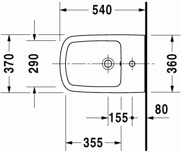 Биде подвесное DURAVIT DURASTYLE 2282150000 Биде подвесное DURAVIT DURASTYLE 2282150000