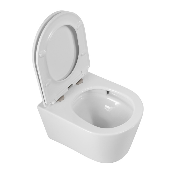 Унитаз Cezares Liner CZR-38083-49-TH-TOR/SC подвесной безободковый с микролифтом