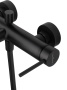 Смеситель для ванны с душем и гарнитуром Wonzon & Woghand Stick WW-88639017-MB черный матовый