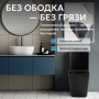 Унитаз-компакт Abber Rechteck AC1210TMB с микролифтом