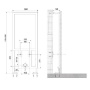 Система инсталляции для биде VitrA Frame 880-5800 Система инсталляции для биде VitrA Frame 880-5800