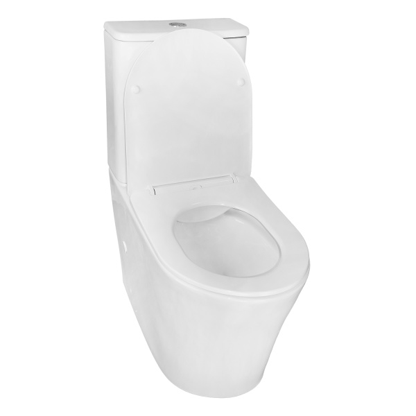 Унитаз-компакт Azario Anteo Round AZ-1219A безободковый с микролифтом