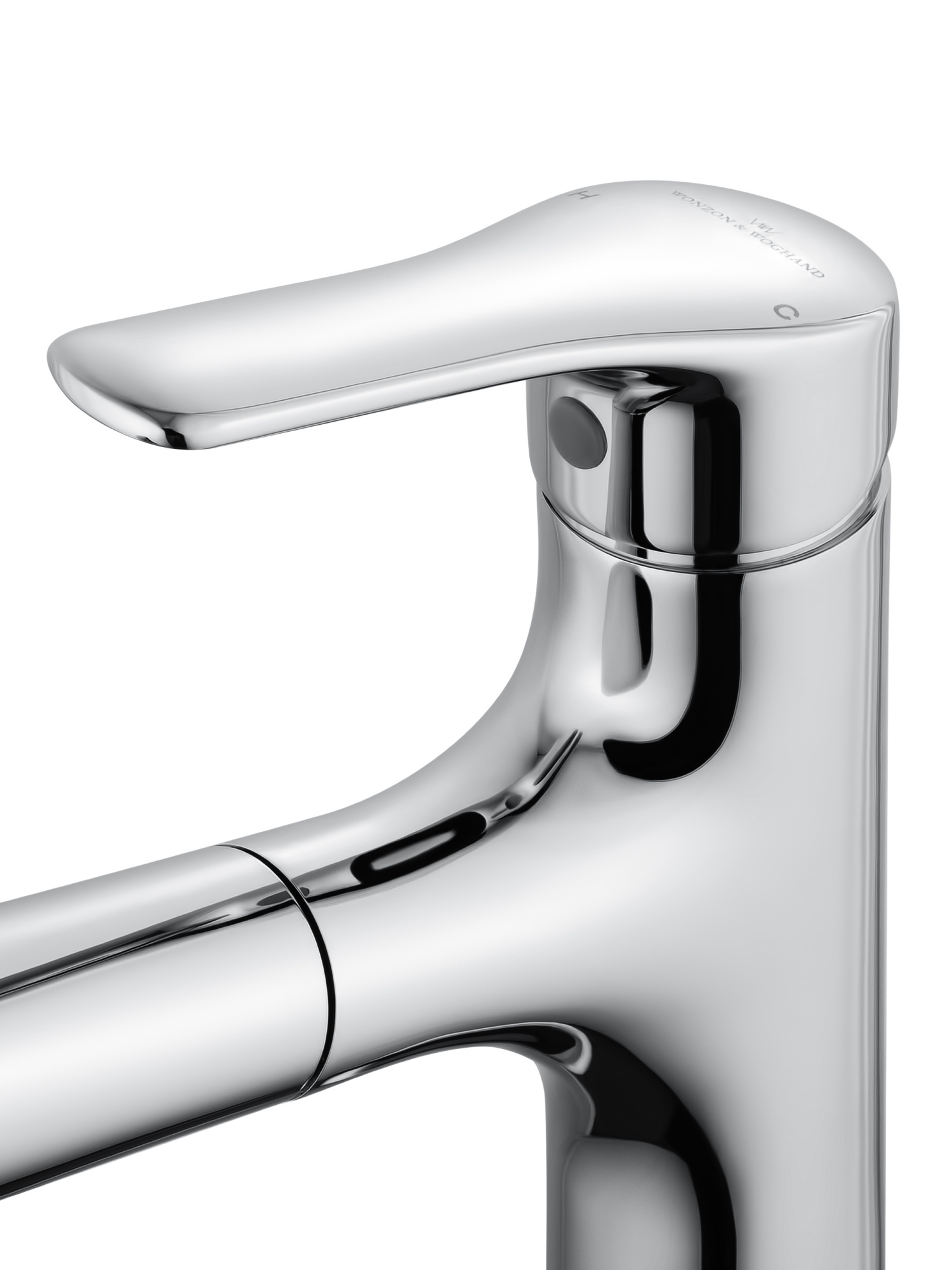 Смеситель для раковины с гигиеническим душем Wonzon & Woghand WW-AE4151-CR хром глянцевый