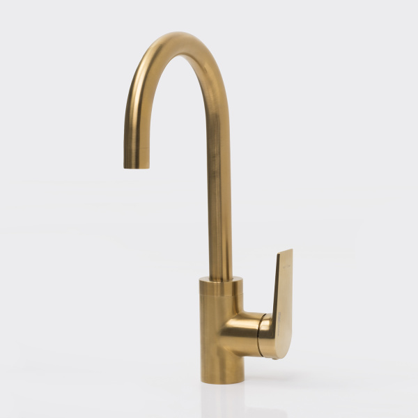 Смеситель для мойки WasserKRAFT Aisch 5507 золото матовый