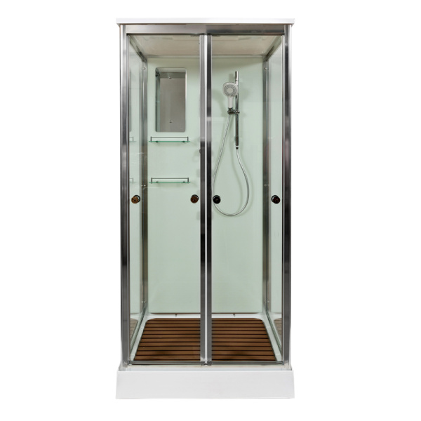 Душевая кабина AvaCan 80x80 V8015 профиль хром