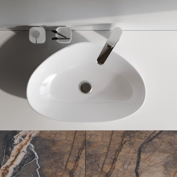 Раковина Am.Pm Func 55 см M8FWCC50600WG накладная