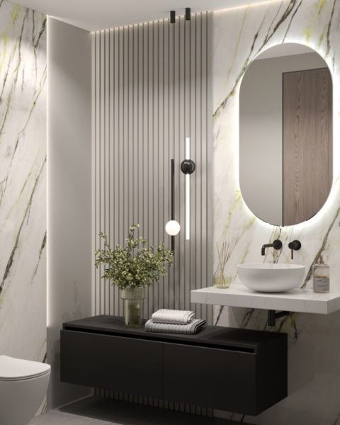 Столешница прямая 80х45 см Armadi Art FLAT CALACATTA 869-080-CLCT Столешница прямая 80х45 см Armadi Art FLAT CALACATTA 869-080-CLCT