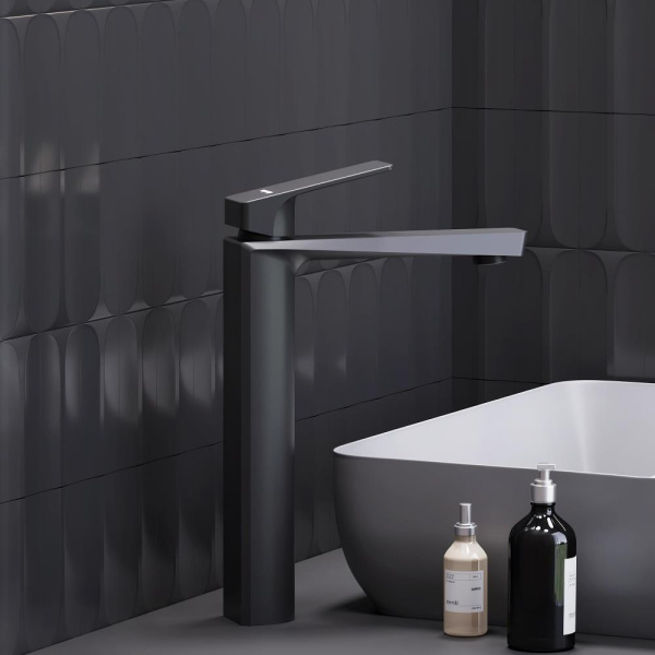 Смеситель для раковины Damixa Merkur черный матовый