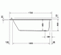 Ванна акриловая 170 x 75 DURAVIT STARCK NEW 700335000000000