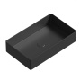 Раковина накладная Abber Rechteck 60 см AC2220MB черная матовая