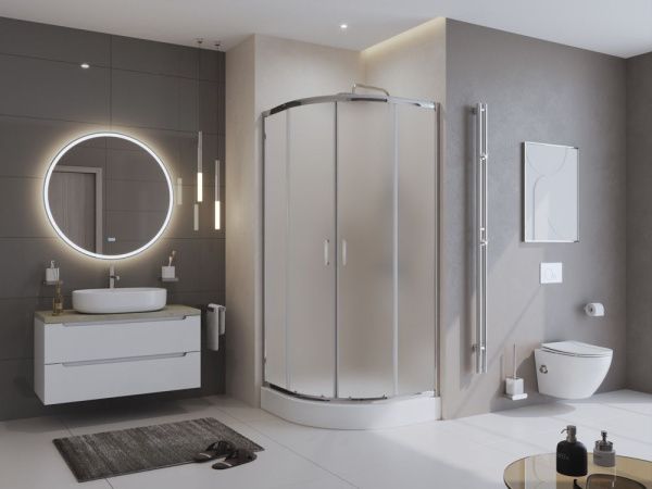 Душевой уголок 90x90 см BelBagno UNO-195 Uno-195-r-2-90-p-cr хром Душевой уголок 90x90 см BelBagno UNO-195 Uno-195-r-2-90-p-cr хром