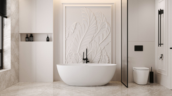 Ванна из искусственного камня Abber 150x70 см AS9624-1.5