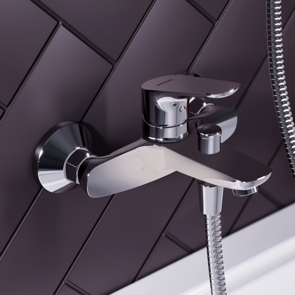 Смеситель для ванны Damixa Jupiter 771000001 хром глянцевый