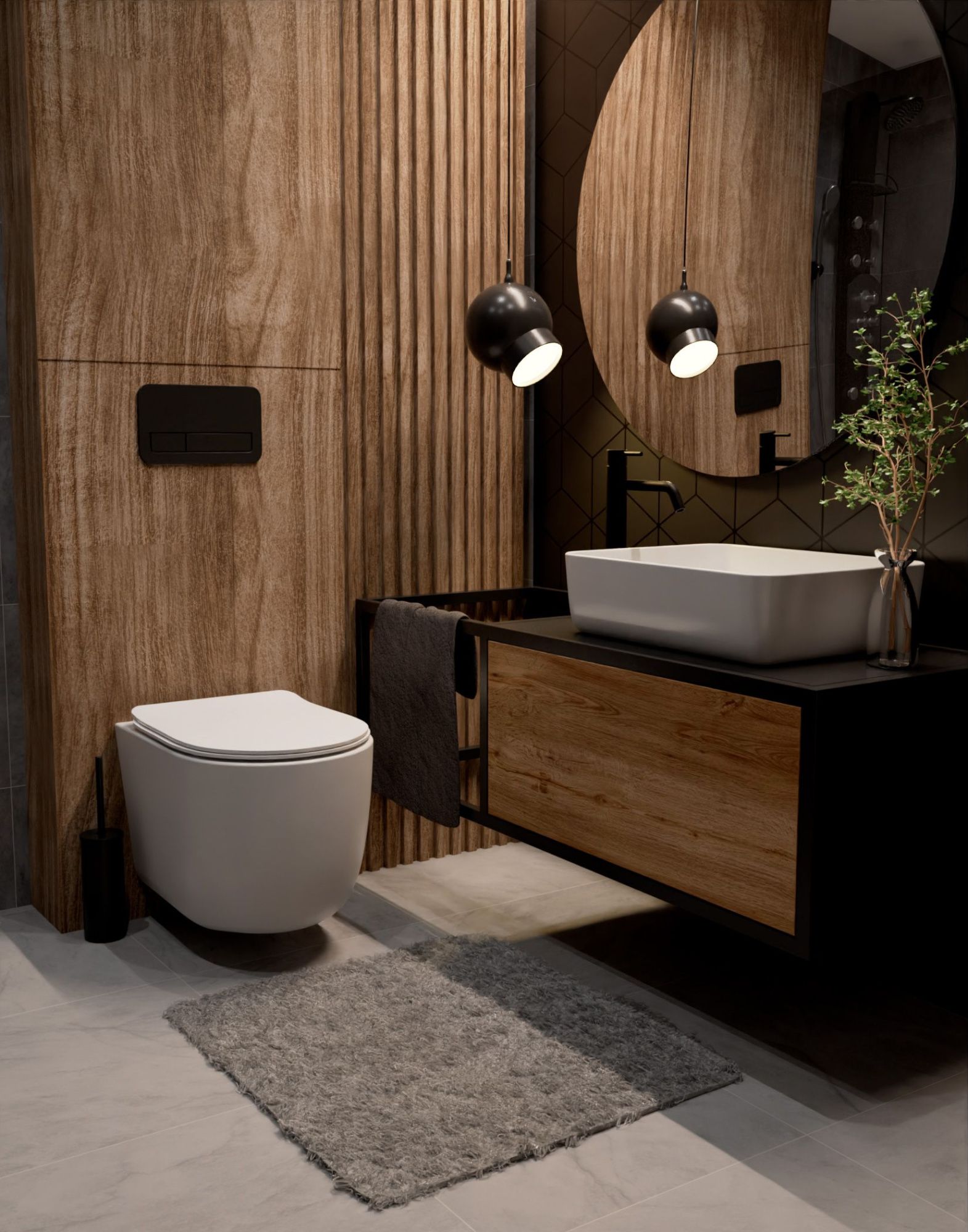 Смеситель AQUAme Siena AQM6214MB черный матовый