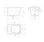 Унитаз подвесной безободковый  BelBagno ARDENTE-C BB3202CHR-MB черный матовый Унитаз подвесной безободковый  BelBagno ARDENTE-C BB3202CHR-MB черный матовый