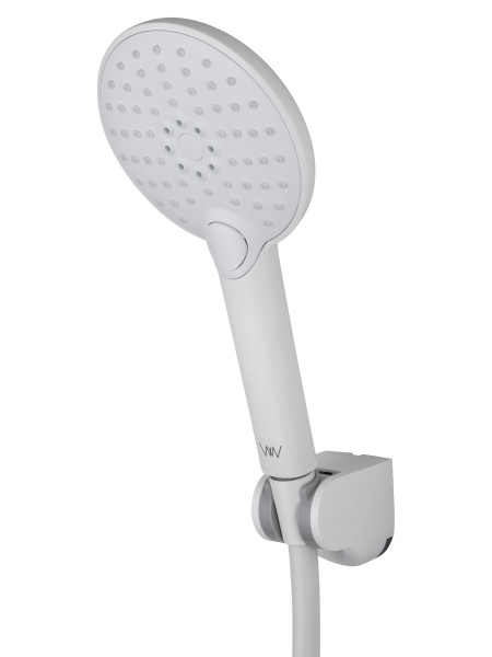 Смеситель для душа с гарнитуром Wonzon & Woghand WW-4540-MW белый матовый