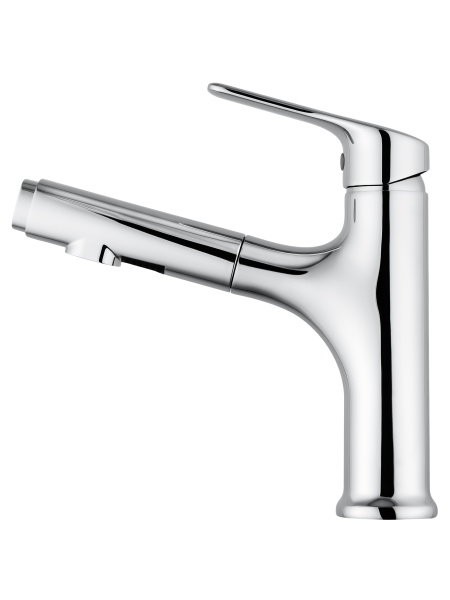 Смеситель для раковины с гигиеническим душем Wonzon & Woghand WW-AE4151-CR хром глянцевый