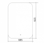 Зеркало Silver Mirrors Паллада 70х90 LED-00002242 Зеркало Silver Mirrors Паллада 70х90 LED-00002242