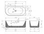 Акриловая ванна ABBER AB9329-1.7 R Акриловая ванна ABBER AB9329-1.7 R