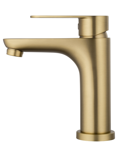 Смеситель для раковины Wonzon & Woghand Alfa WW-A40202-BG золото брашированный