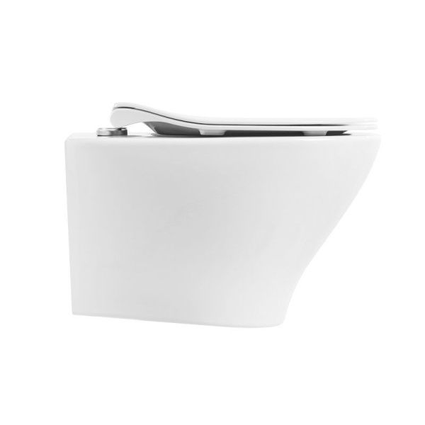 Унитаз подвесной безободковый  BelBagno ACQUA BB340CHR Унитаз подвесной безободковый  BelBagno ACQUA BB340CHR