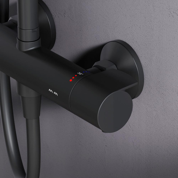 Душевая стойка AM.PM X-Joy F0785A422 черный матовый